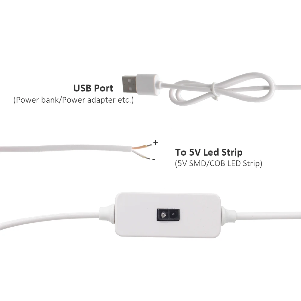 USB Sensore di movimento a scansione manuale Dimmer Interruttore DC 5V 3A Rilevatore di luminosità IR per strisce luminose a LED per armadio