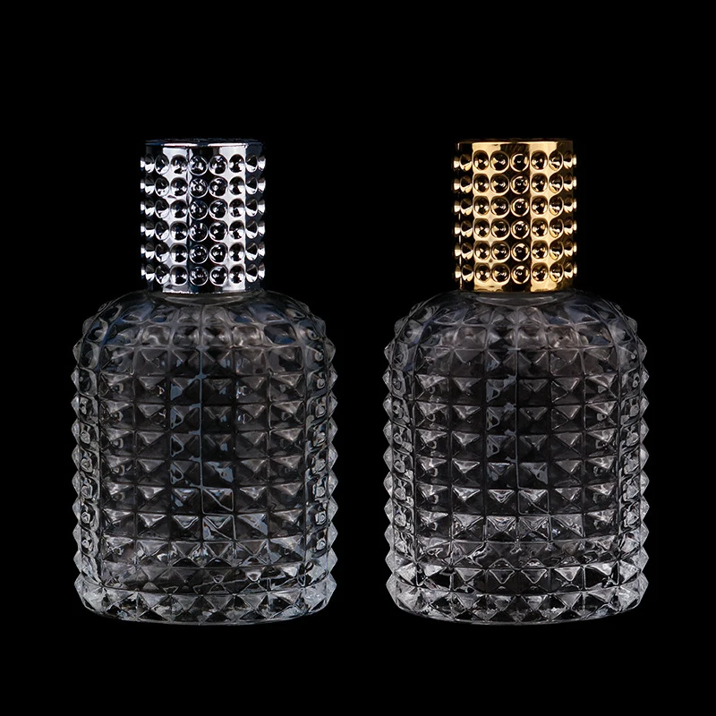 30/50ml Pineapple Bottle Glass Portable Refillable Perfume Bottle Cosmetic Container Empty Spray Atomizer Travel Sub-bottle