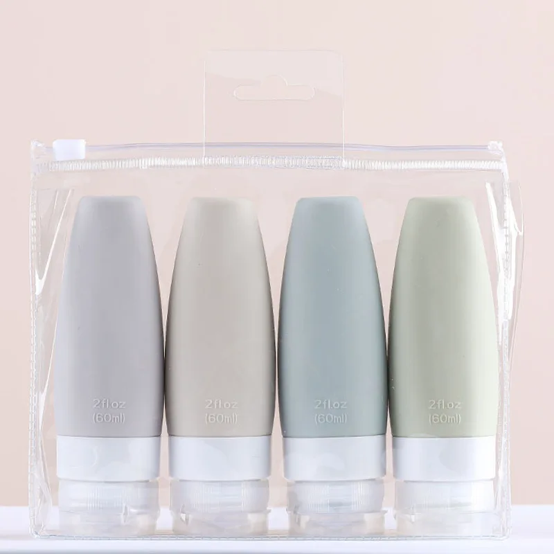 Travel Refillable Bottle Kit Portable Shampoo Shower Gel Bottles Container Can Carry On The Plane Makeup Bottle