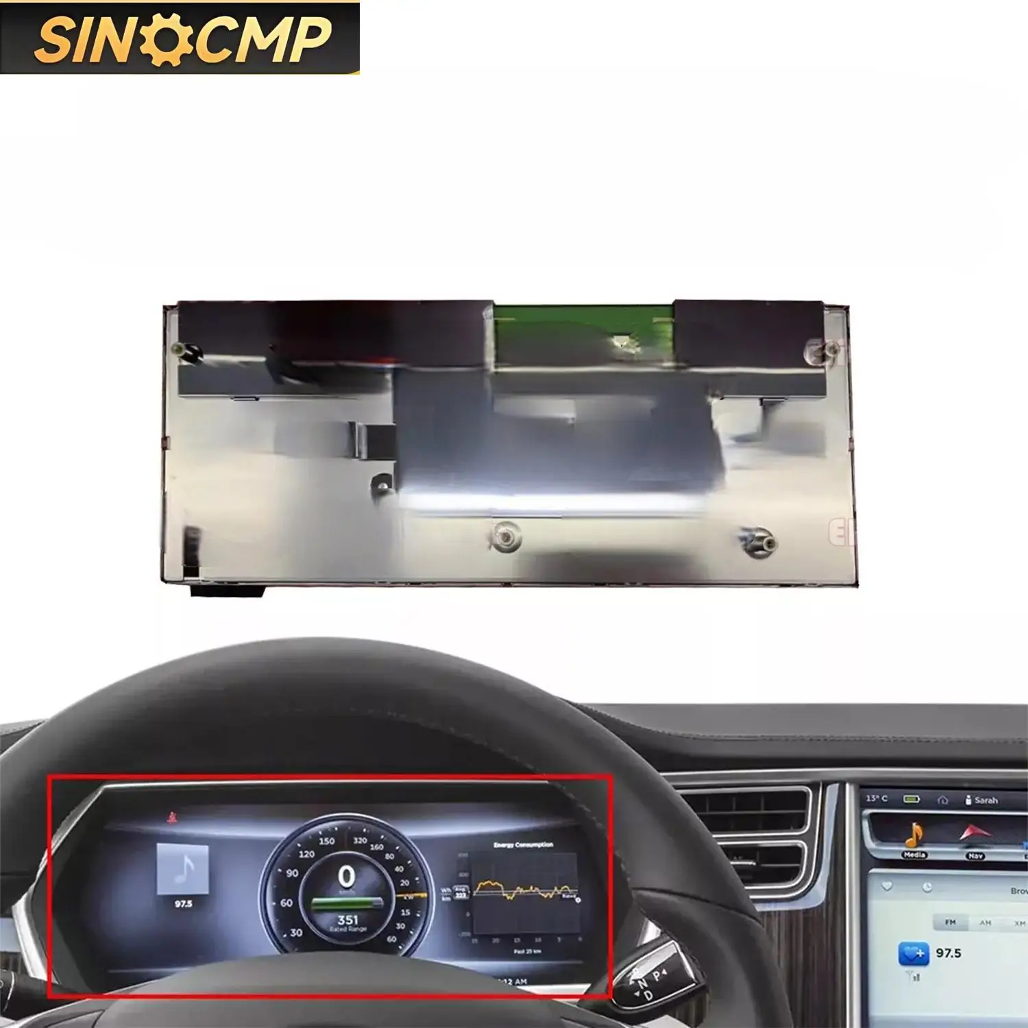 

TX31D06VM2AAA Display For Tesla Model S X GEN 1 Digital Instrument Cluster 12.3" Interior Parts Gauges Dash Panels Parts ﻿1Pc