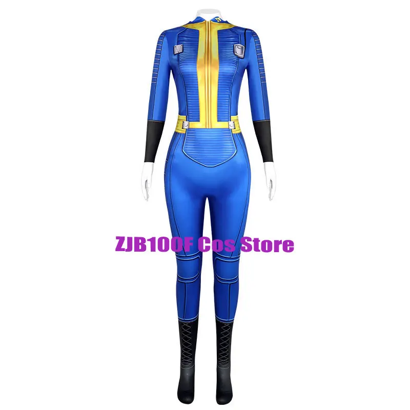 No 33 Lucy Cosplay Anime Fall Costume Jumpsuit Miss Lucy Bodysuit Uniform Halloween Party Outfit for Women Men