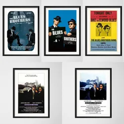 The Blues Brothers 1980 Retro Vintage Movie Music Band Art Painting Vintage Canvas Poster Wall Home Decor