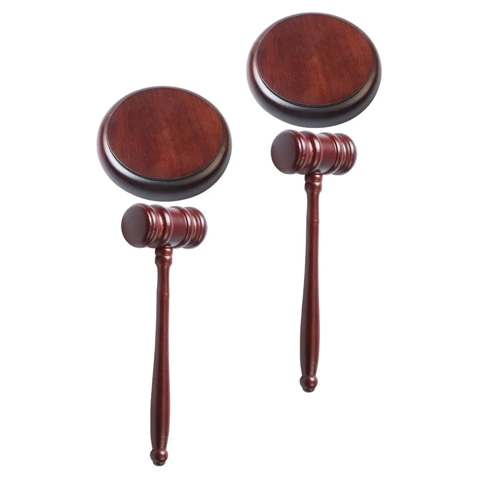 1Set Wooden Gavel Sound Block Judge Lawyer Auction Trial Speech Club Meeting Desk Decor Professional Handcrafted