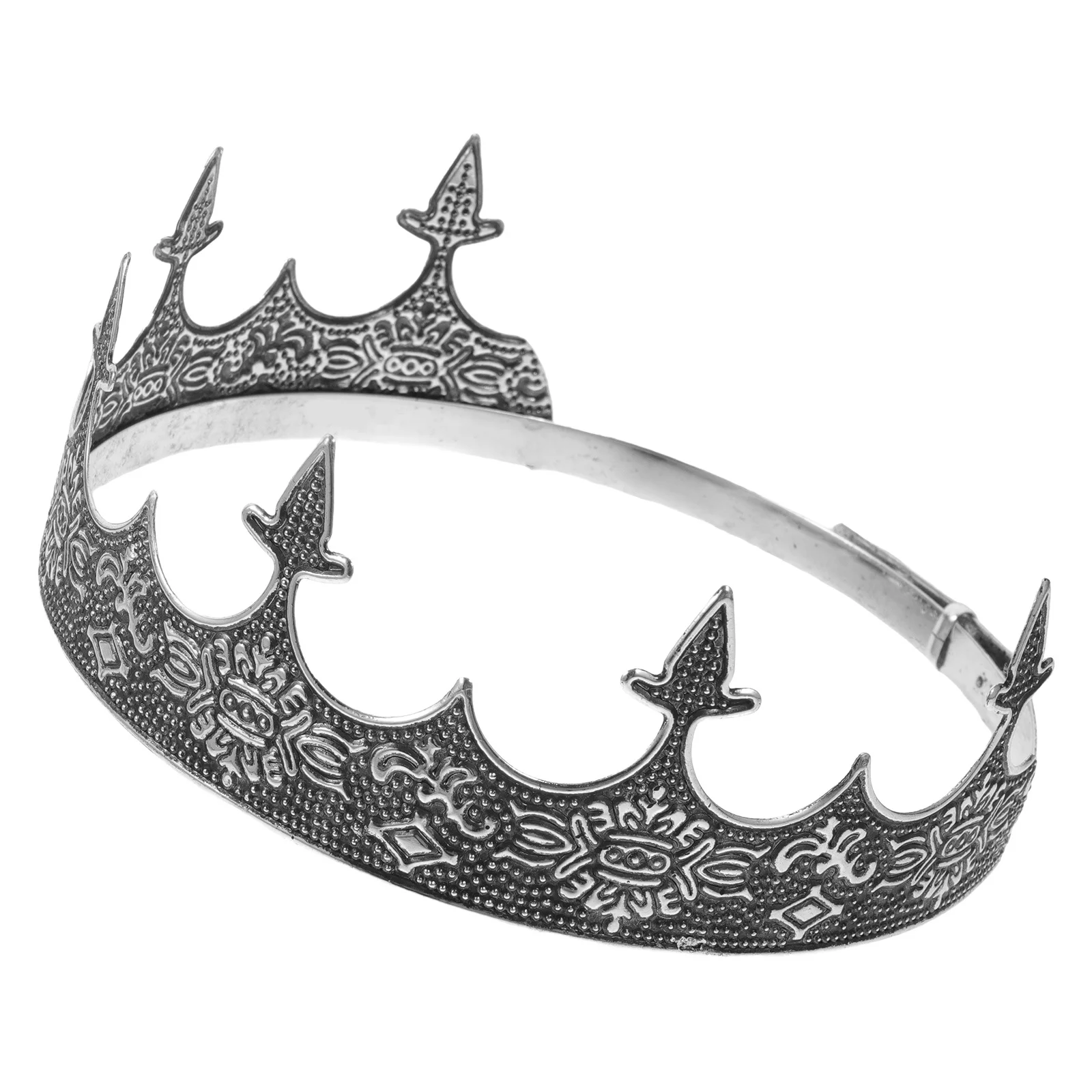 

Men Crown Headwear King Costume Party Accessory For Wedding Halloween Cosplay Prom Birthday Celebration Crown For Men