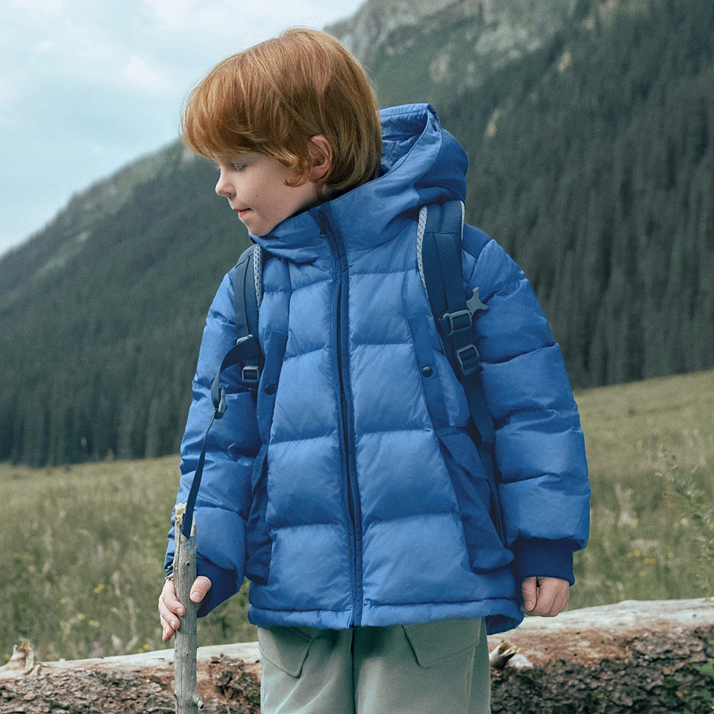 Dave Bella Boys Thicken Down Parka Jacket Children Winter Warm Hooded Down Coats Waterproof Outwear Clothes DK4254937