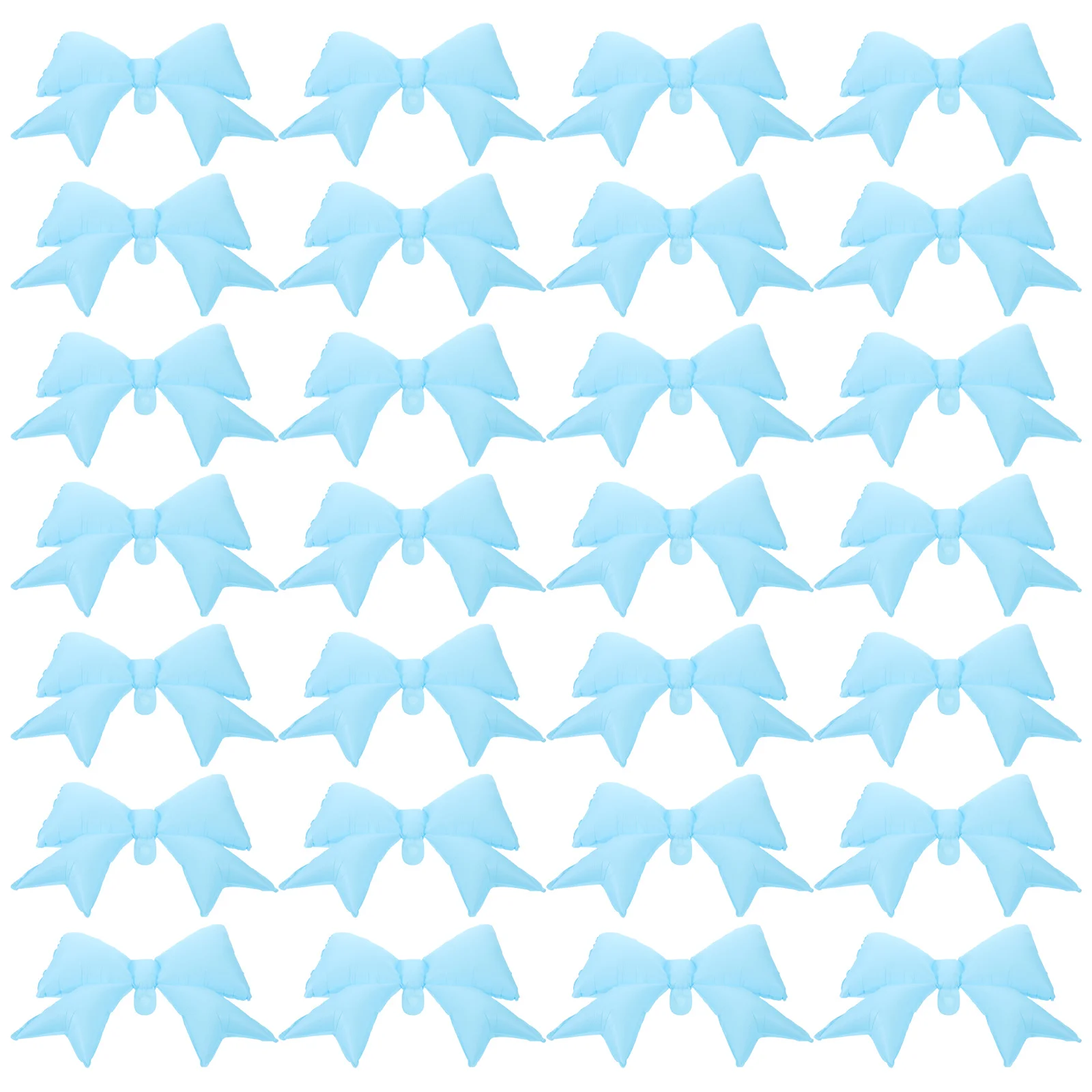 

50Pcs Bow Balloon Party Decorations Foil Blue Aluminum Film Bow Balloons Wedding Birthday Outdoor Cafe Confetti Balloon Set