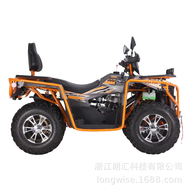 300CC مركبة ذات أربع عجلات لجميع التضاريس محرك CVT رباعي الأشواط مريح ممتص للصدمات جبل على الطرق الوعرة على الشاطئ ATV