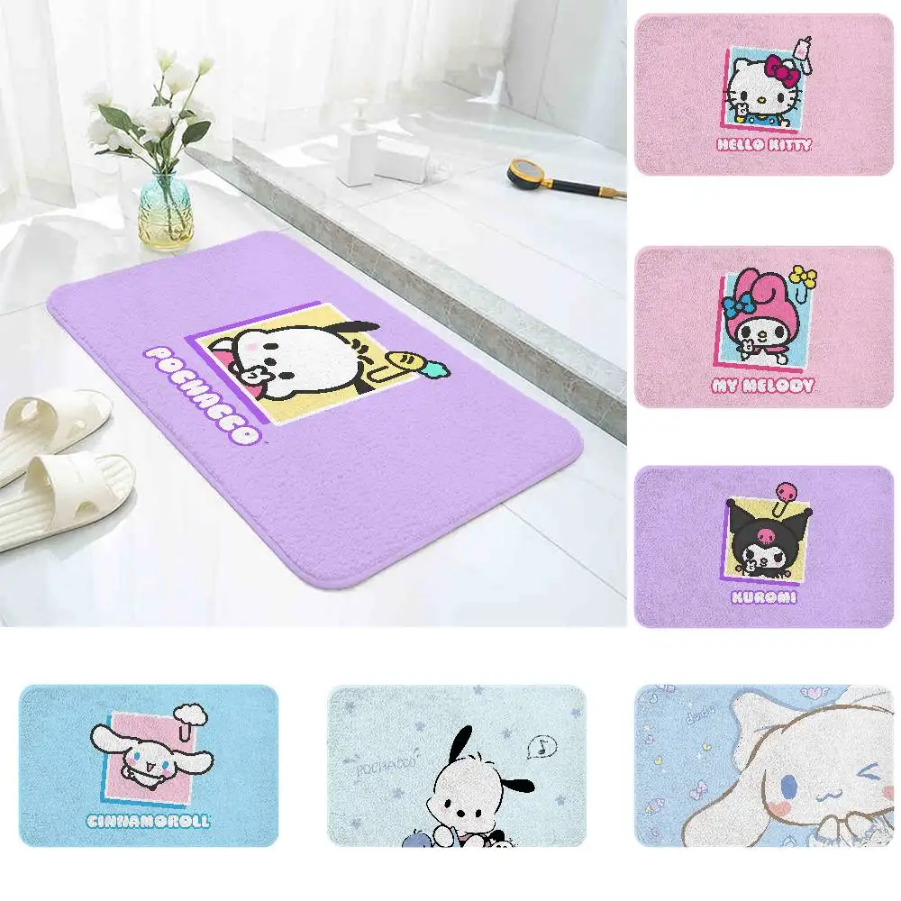 

S-San-rios Floor Mat Living Room Rug For Bedroom Welcome Mat Outdoor Rug