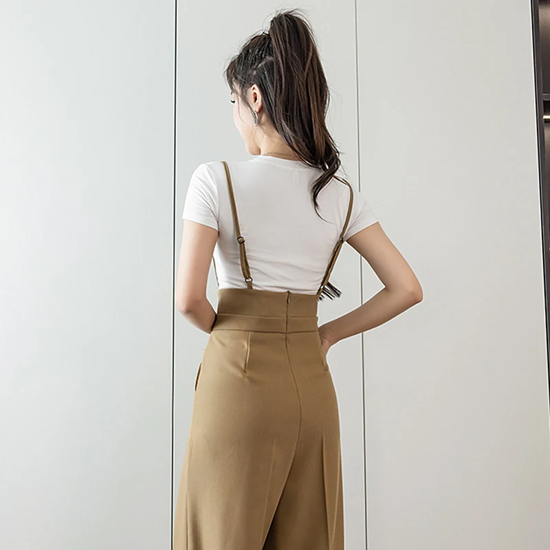 Office Lady High Waist Suits Pants Women Spring Autumn Loose Long Trousers Wide Leg Pantalon Femme