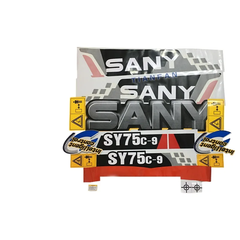 

For Sany Stickersy55 65 75 85 95 135 215 235 9car Logo Excavator Parts