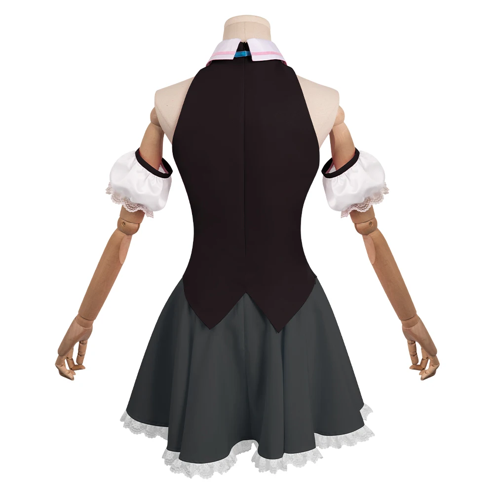 أوشي نو كو هوشينو Ai تأثيري زي سترة تنورة اكسسوارات الأسود مجموعة وتتسابق هالوين كرنفال حفلة لعب الأدوار دعوى