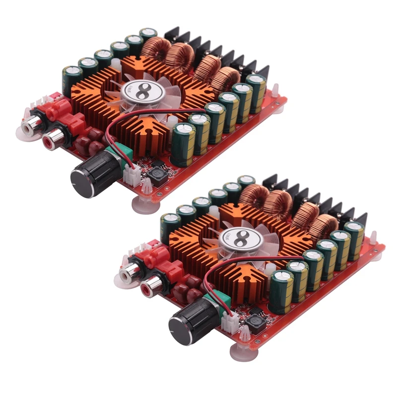 2X TDA7498E 2X160W Dual Channel Audio Amplifier Board, Support BTL Mode 1X220W Single Channel