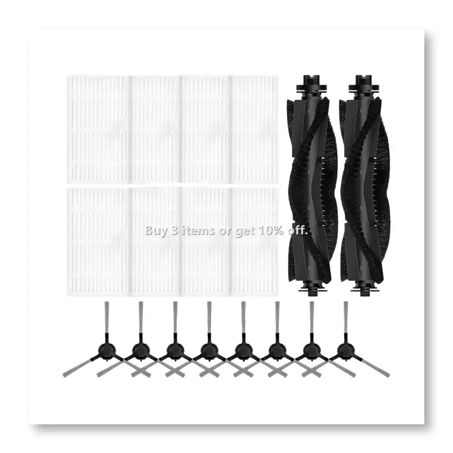 ◉For Q10 / Plus Replacement Parts Accessories Main Side Brush Filter