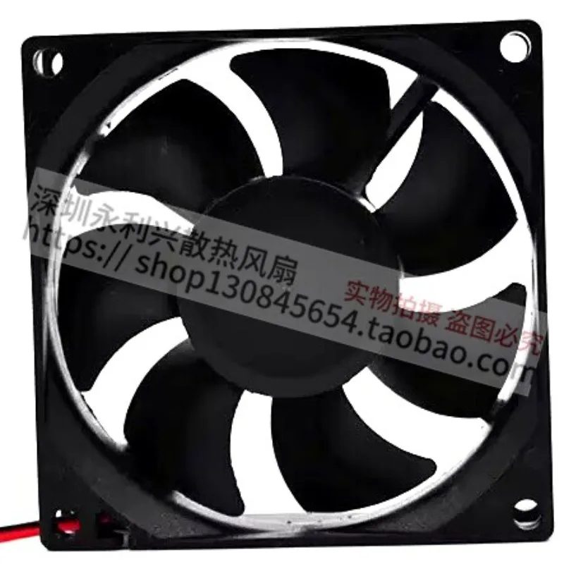 24V 1.4W 80mm x 80mm x 25mm 3-Wire Cooling Fan High Performance Quiet Operation Efficient Heat Dissipation Durable Brushless Fan