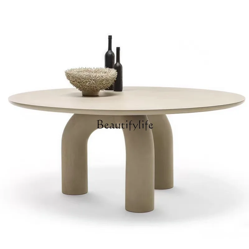 

Nordic light luxury modern coffee table fiberglass living room special-shaped coffee table