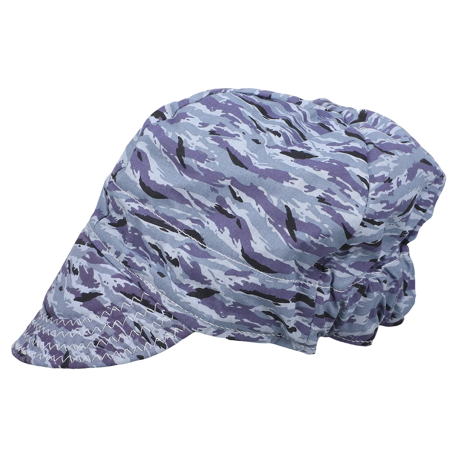 

Protective Welder Hat Adjustable Size Breathable Cotton Cap Sweat Absorbing Mesh Liner for Welders Men Women Welders Cap