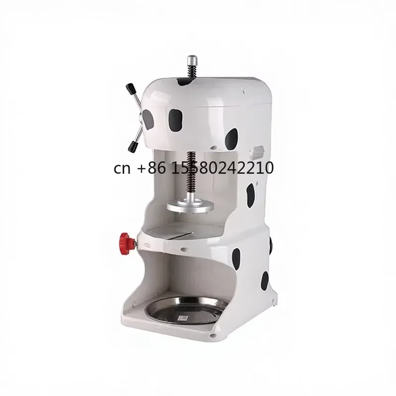 2026 hot for ETL Commercial Semi-Automatic Electric 250W 80kg/hr Snow Cone Ice Shaver Machine Custom Shaved Ice