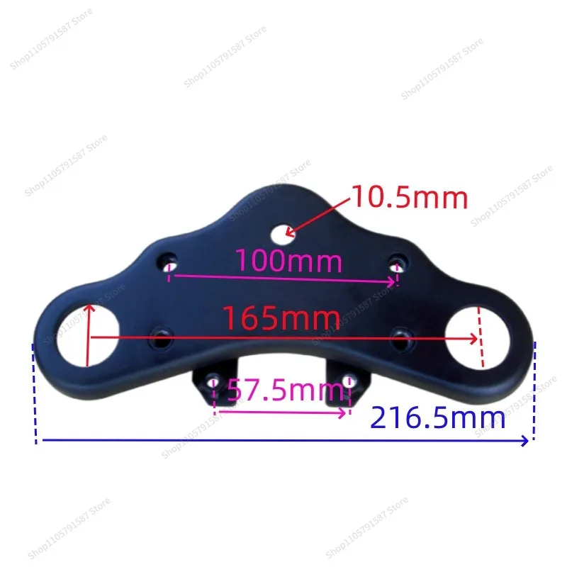 For HJ125-8E Suitable for Motorcycle Upper and Lower Connecting Plates, Connecting Plate Directional Axis
