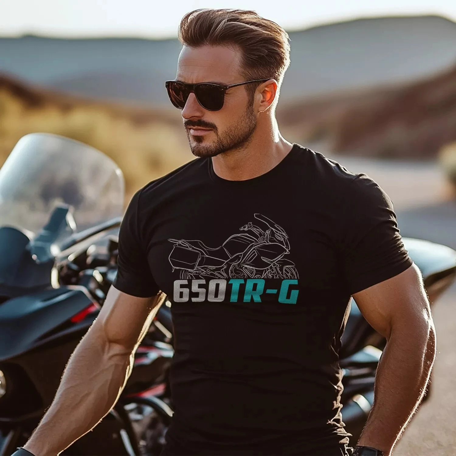 

2025 Summer Cotton Round Neck Short Sleeves for Men Women for CFMoto 650 TK TR TR-G Fans - Motorcycle T-Shirt