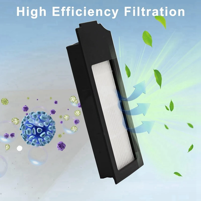 Accesorios de repuesto para Robot aspirador Ecovacs Deebot X1 OMNI / T10 TURBO, filtro HEPA, cepillo lateral principal, paño de fregona