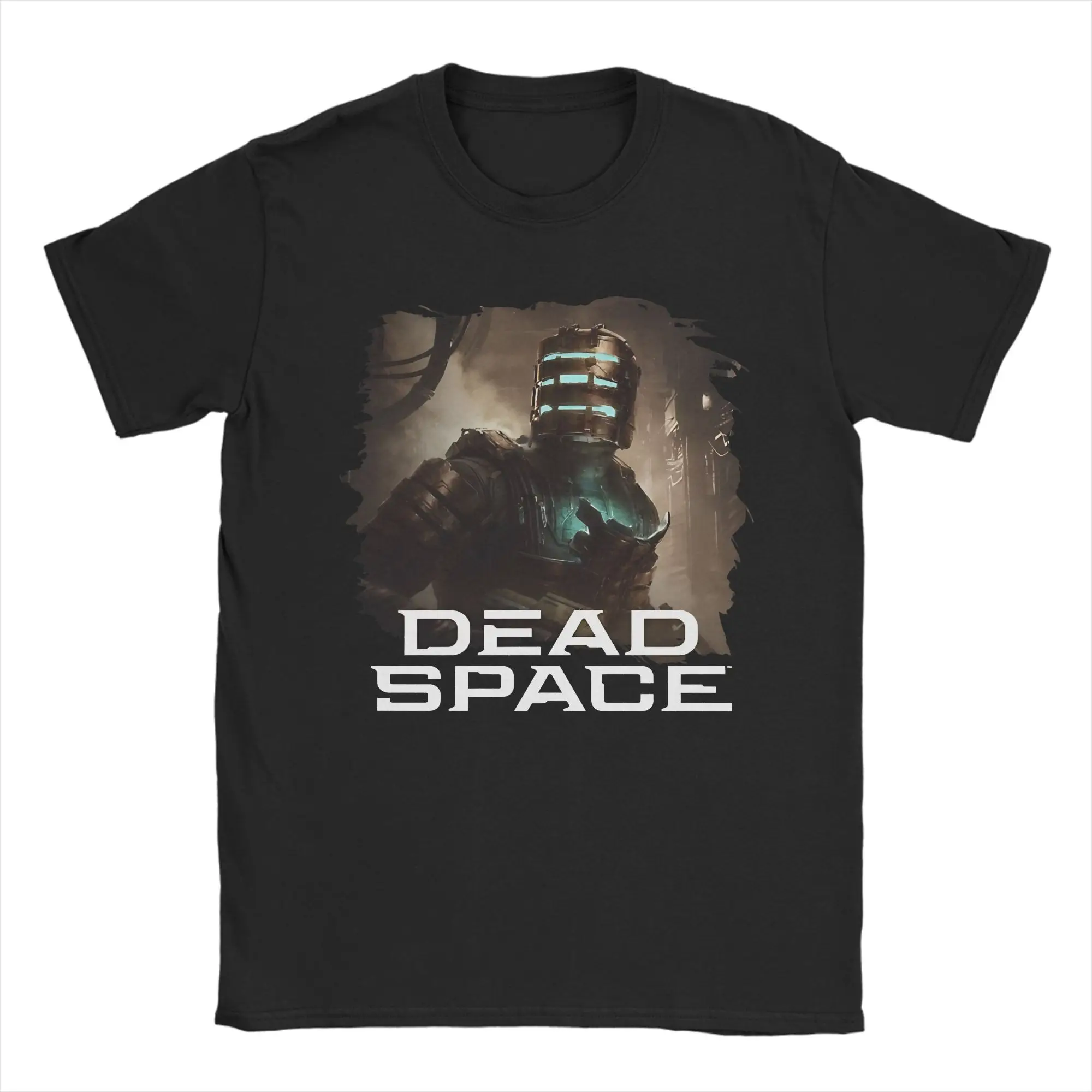 Fashion Dead Space  Isaac Clarke    T Shirt Men 100%Cotton Short Sleeve  Crewneck Summer Clothing