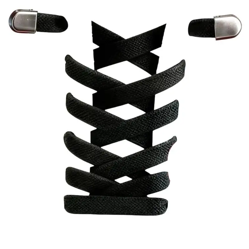 Keine Schnürsenkel, elastische Schnürsenkel für Sneaker, 6 mm flache elastische Schnürsenkel ohne Binden, für Kinder und Erwachsene, Schuhzubehör. – Detail 4