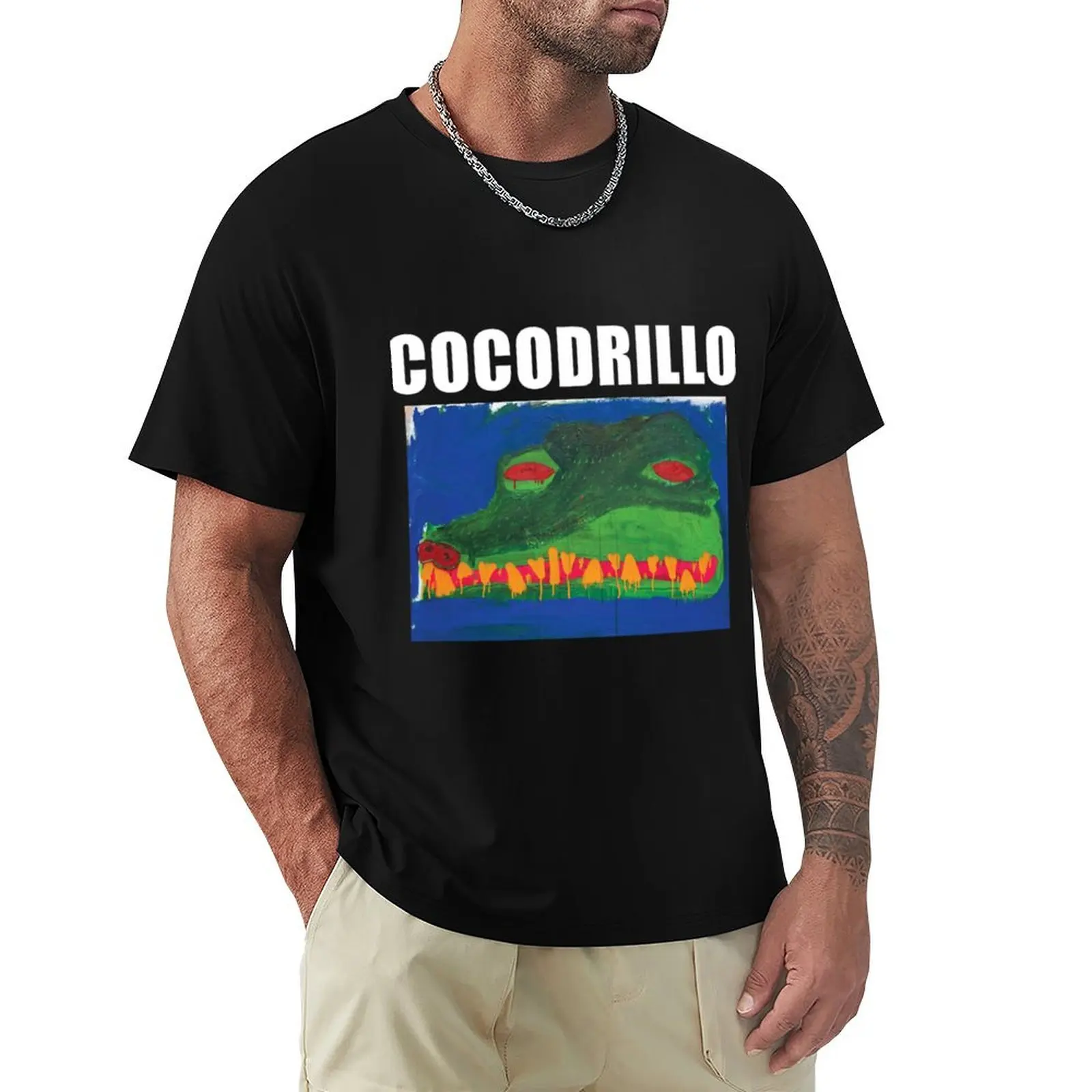 

Футболка Action Bronson Merch Cocodrillo, футболка большого размера, дешевые вещи, мужская мода