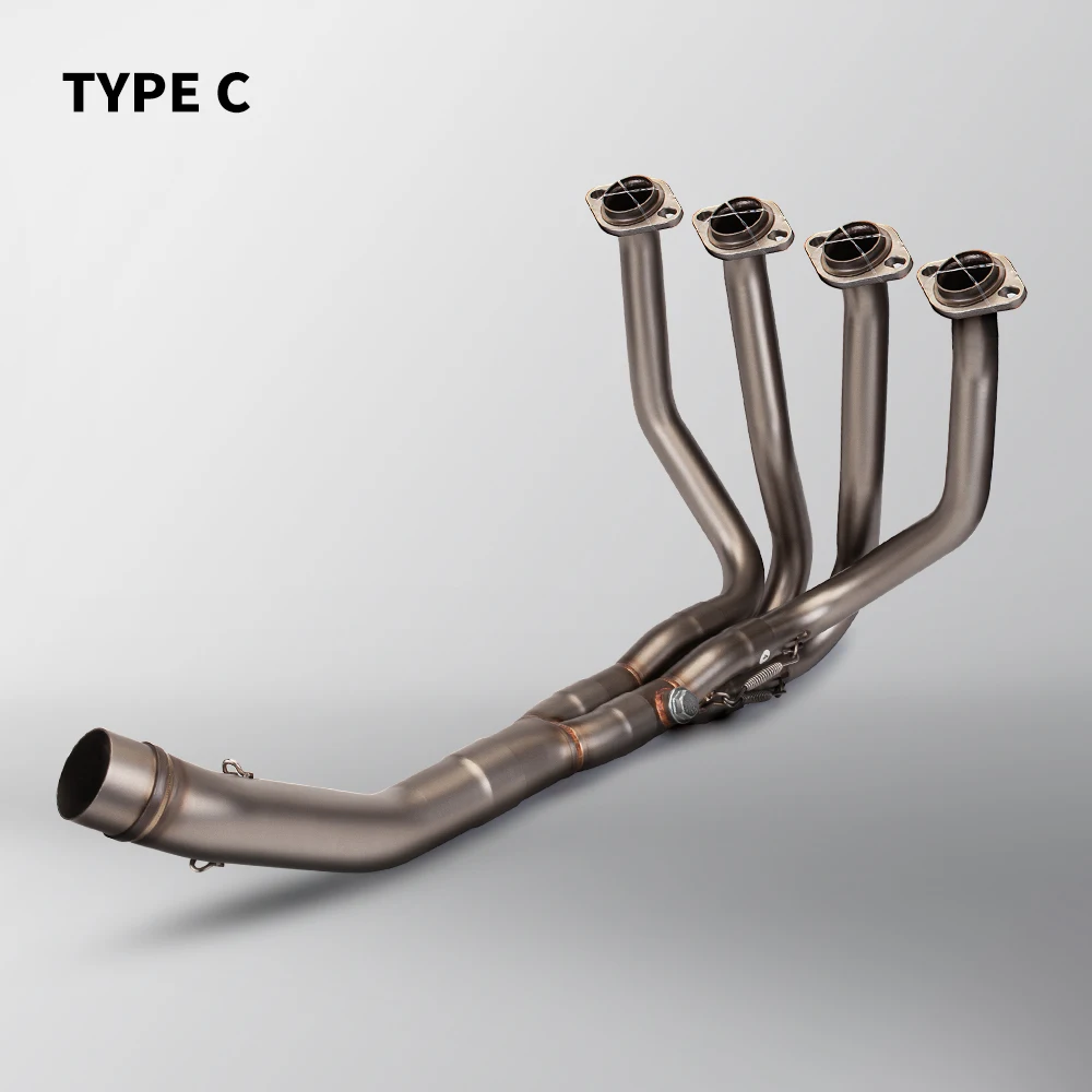 For Z750 Z800 Exhaust Full Systmes Motorcycle Muffler Front Mid Pipe Modified Racing Slip on Stainless Steel Tube 51mm image 3