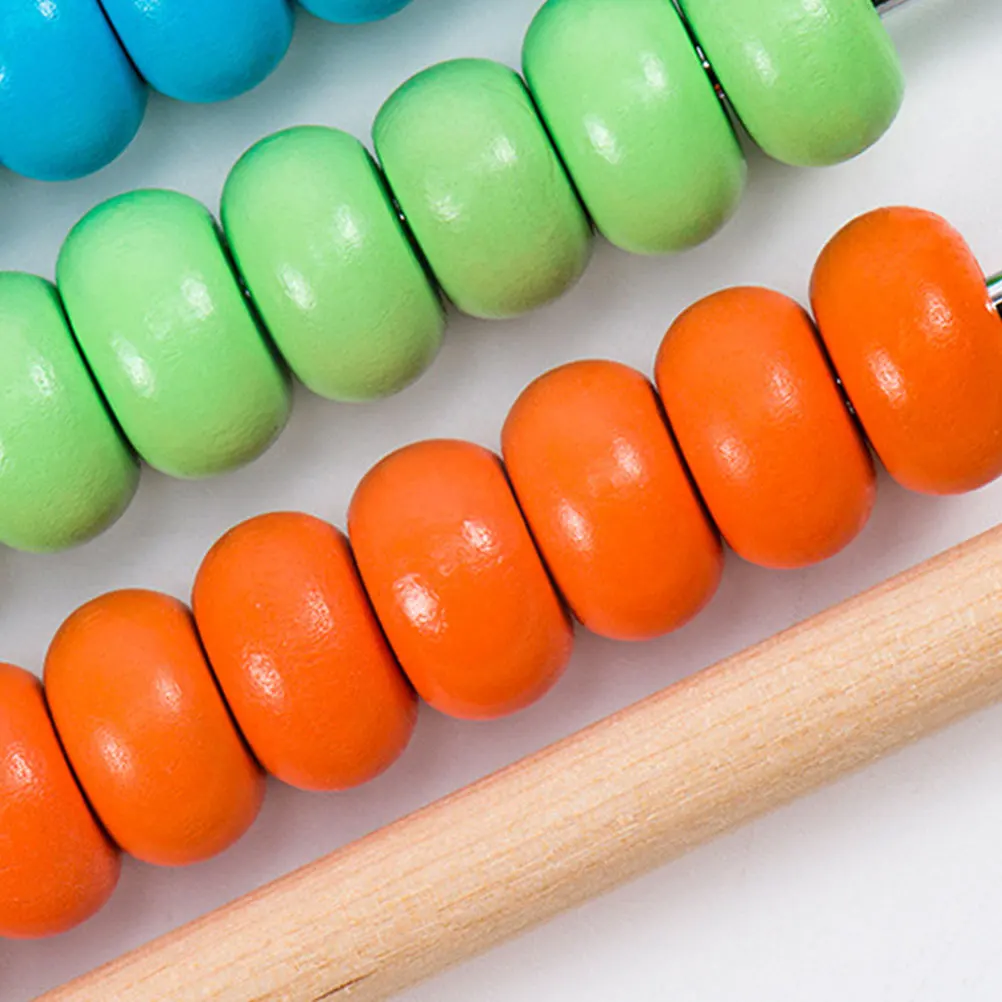 

1 pc Wooden Arithmetic Abacus Tool Kids Early Education Math Counters Calculating Educational Aids Students Learning Toy