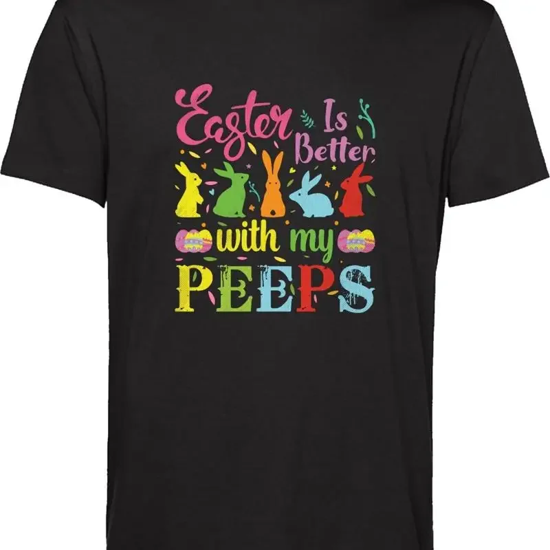 Happy Easter T Shirt Is Better With My Peeps Baby Bunny S Top