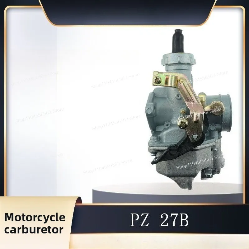 Motorcycle Carburetor PZ27B, Replacement Carburetor Compatible with CG125‑175 WY125 JH125 ATC200X CRF100F Motorbike