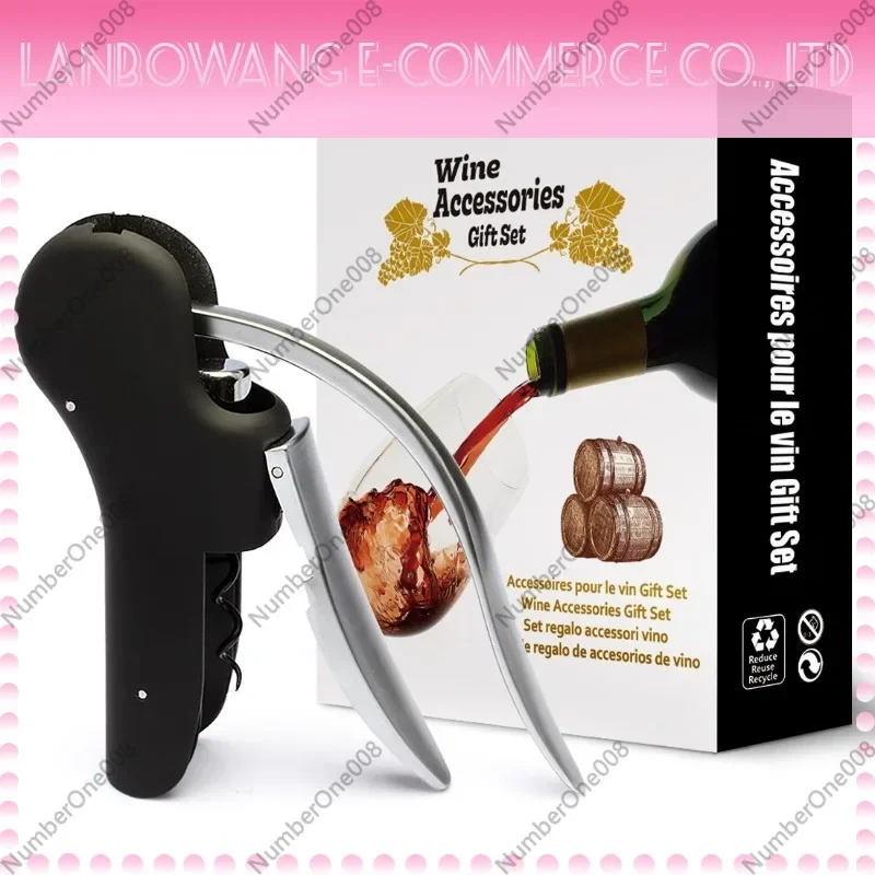 Gooseneck Fast Wine Opener Zinc Alloy Manual Corkscrew Home Bar Tool