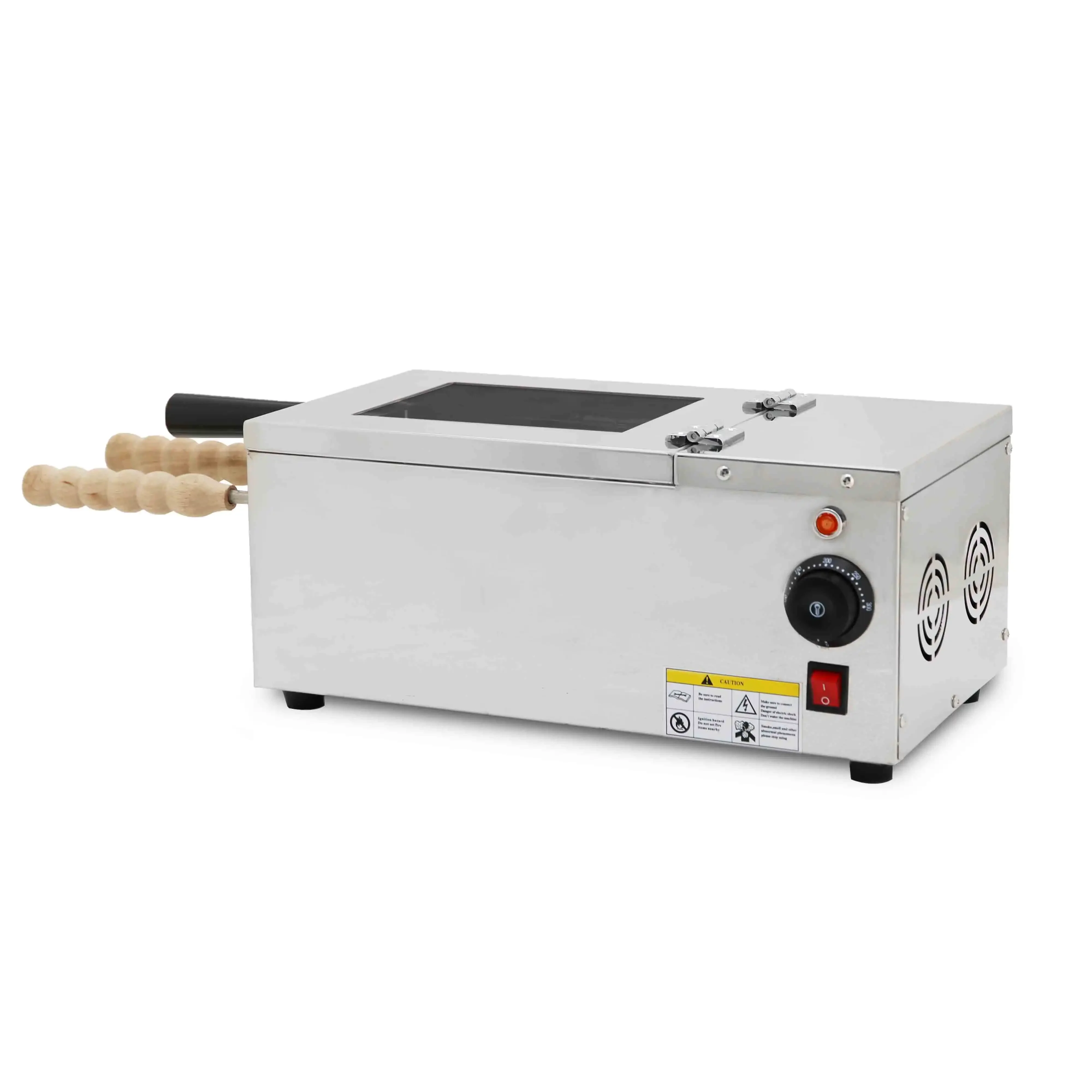 Commerciële Hongaarse Stijl Kurtos Kalacs Schoorsteen Cake Grill Oven Roterende Bakmachine voor Authentiek Straatvoedsel