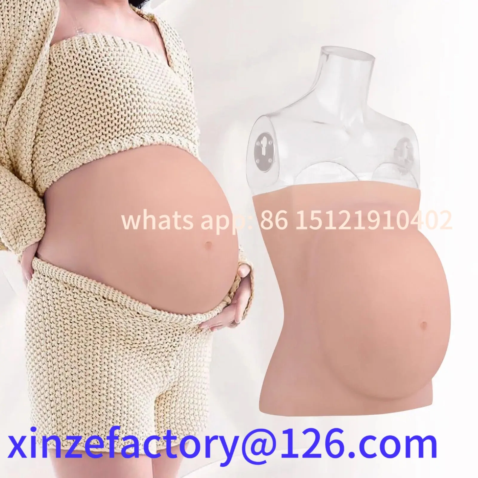 

Be suitable for Fake Fake Belly Simulation Pregnancy Real Big Belly Pregnant Women