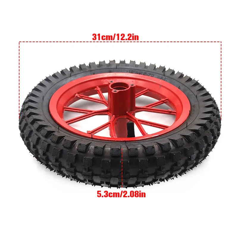 High quality wheels 12 1/2 X 2.75 rear wheel belt hub suitable for off-road bicycles, electric bicycle wheel accessories