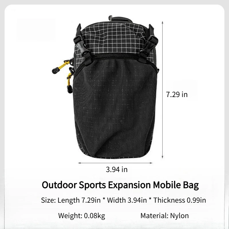 Outdoor Phone Hanging Pocket Hiking Expansion Water Bottle Storage Waterproof Bag Tactical Waist Bag Hanging Package Accessory