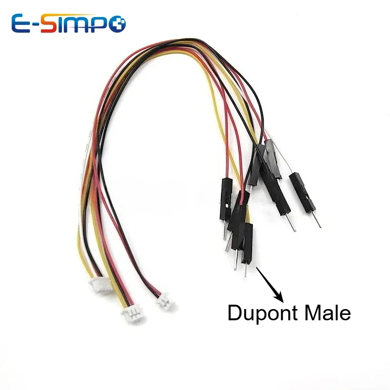 5PC MX1.25 JST Passo 1.25mm a DuPont 1P 20/30cm Maschio Femmina Cavo 2/3/4-10P Cavo di collegamento scheda 1 Trascina 4 Cavo terminale sensore