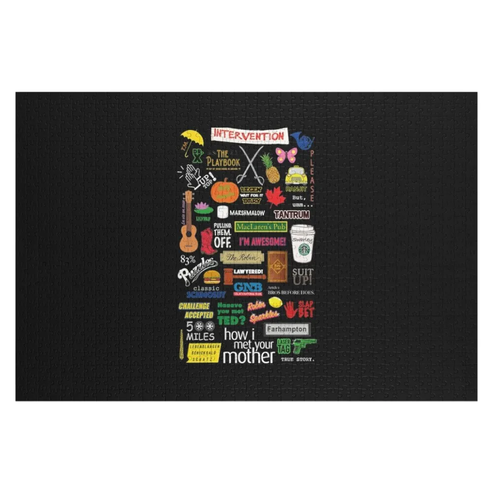 

How I Met Your Mother Jigsaw Puzzle Personalized Gift Toddler Toys Toys For Children Puzzle