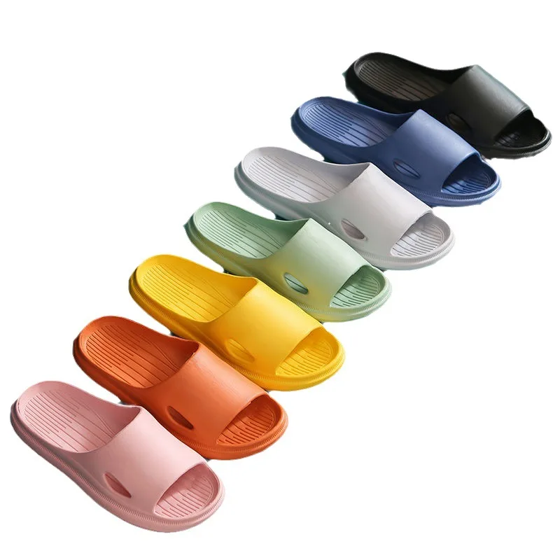 Non Slip Slides Lightweight Open Toe Quick Dry Slippers For Indoor Outdoor Bathroom Beach Summer Indoor Outdoor Eva Slippers