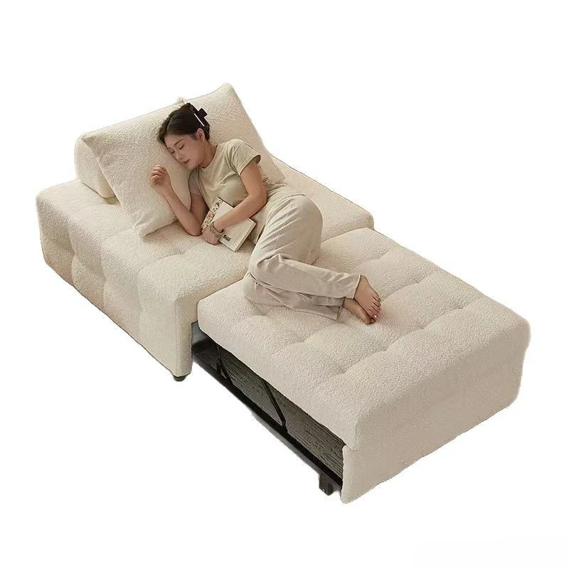 single and double sofa bed folding dual-purpose small apartment living room multi-function two-in-one pull-out bed