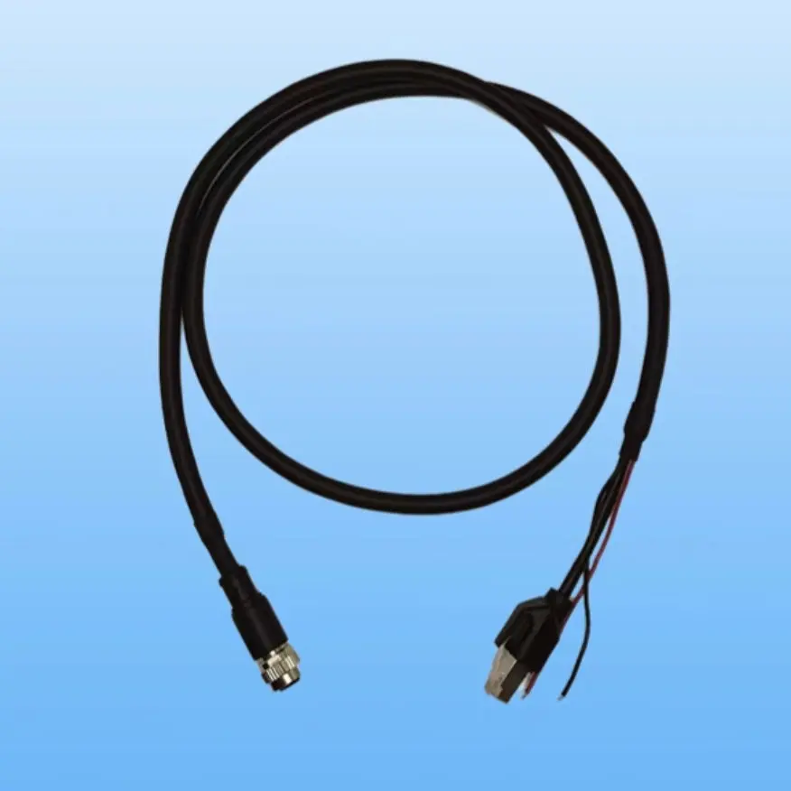 Livox One Divides into Two Wire M12 Aviation Plug Straight Head Elbow for Radar Mid360 Hap (TX) Can Be Customized