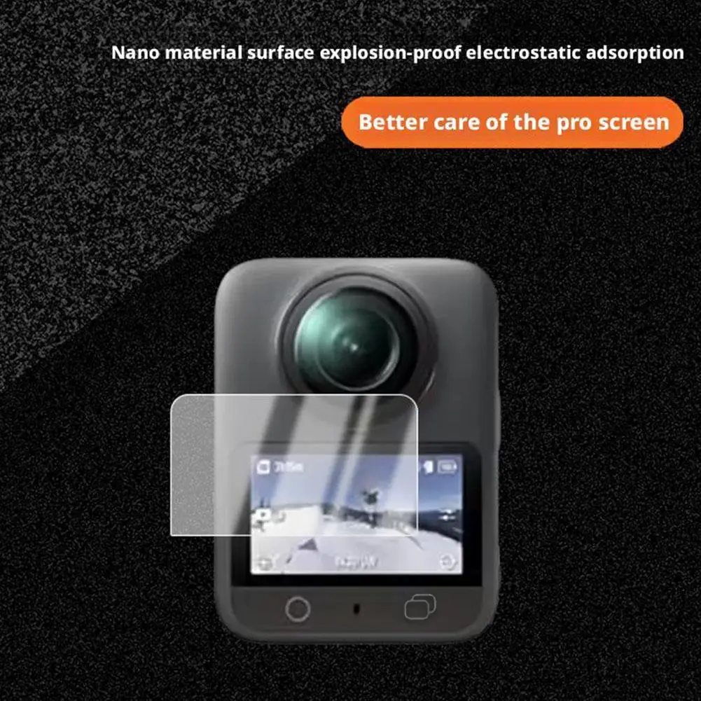 Screen Protector for dji OSMO360 Tempered Glass LCD Display Film Screen Protective Cover Ultra HD 9H Hardness Scratch Resistant