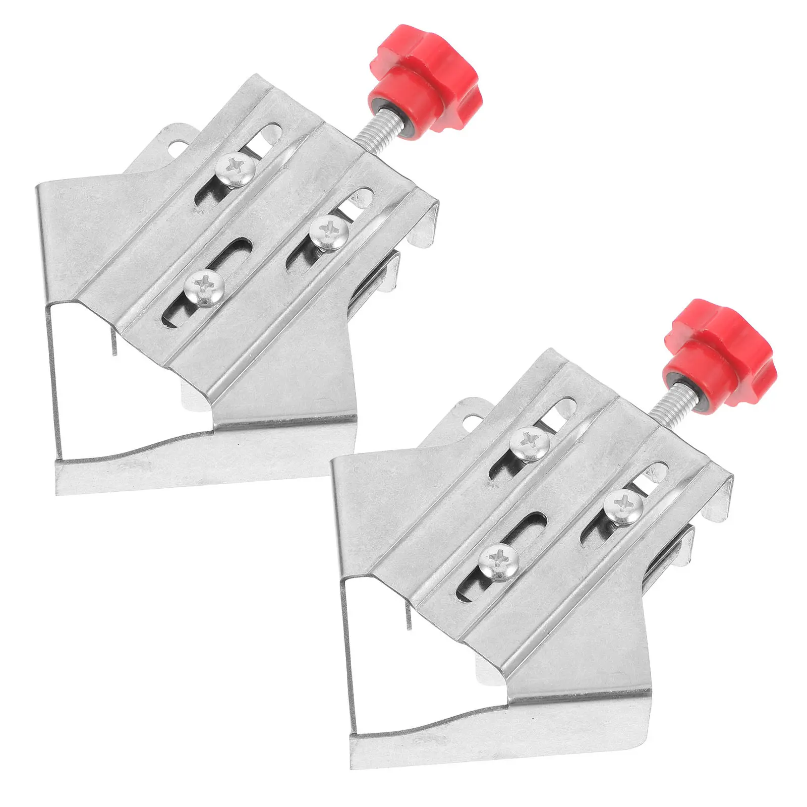 2Pcs Right Angle Clamp Stainless Steel Adjustable Locking Corner Clamp Woodworking Picture Frame Fixing Tool Heavy Duty - view 5