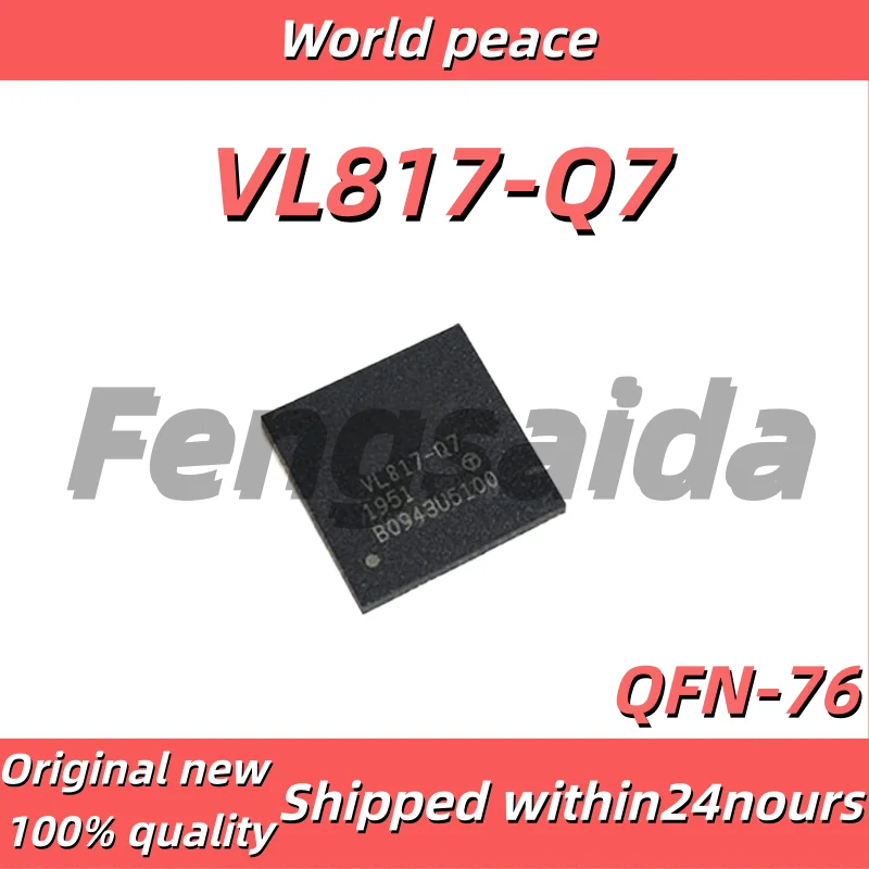 5PCS/100% Brand new original VL817-Q7 VL817 B0 BO QFN76 ultra-high-speed USB3.1-HUB main control chip