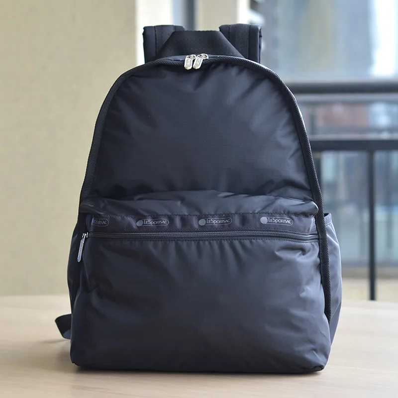 2024 New Solid Backpack Men's and Women's Waterproof Schoolbag for High School Students Travel Outdoor Travel Backpack 782