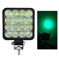 1Pcs LED Green Work Lights Waterproof 48W Spotlight Off Road Headlights 12V 24V 6000K Led Work Light For Tractor ATV UTV Truck