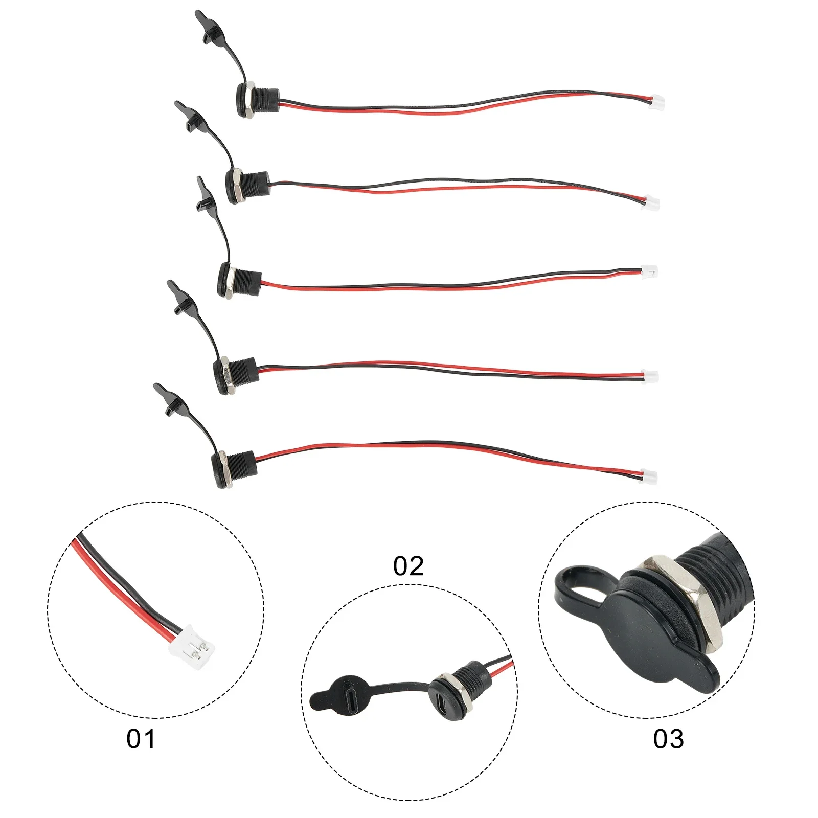 CONNECTOR Wiring Connector With A Dust Cap 15cm 5-20N ABS MP3 Players Recording Devices Video Communications24AWG