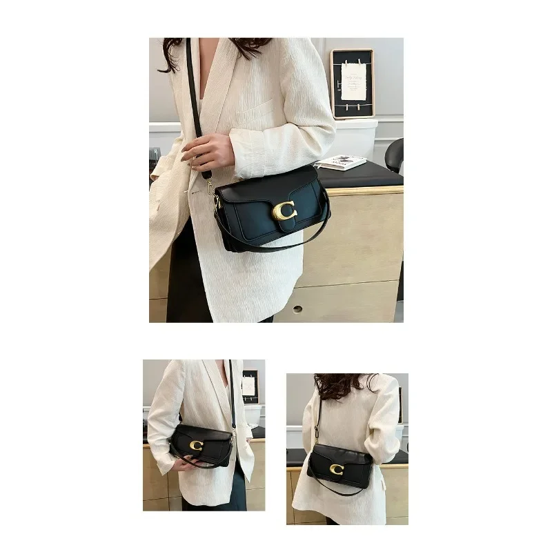 2025 Herbst Neue Nischenhandtasche für Damen, Hochwertige Textur, Einfarbig, Schlicht und Vielseitig, Kleine Quadratische Tasche, Klassische Retro-Umhängetasche – Detail 11