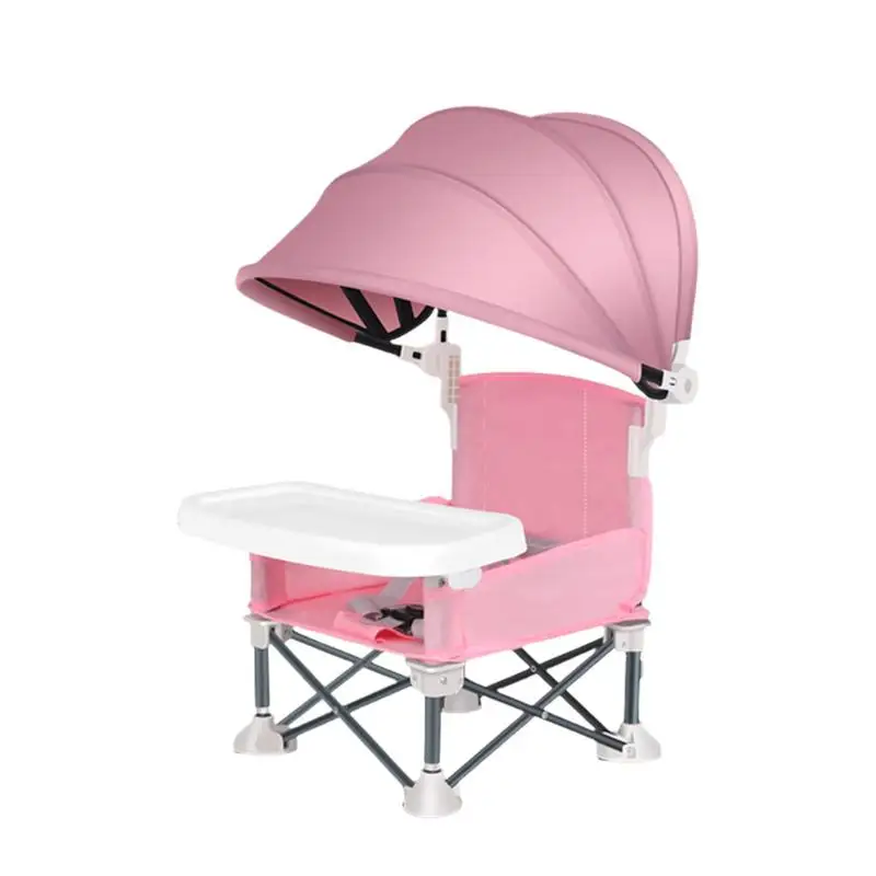 Siège rehausseur de chaise haute pour tout-petit, siège rehausseur de voyage, design pliable, pique-nique en plein air, fêtes et repas familiaux