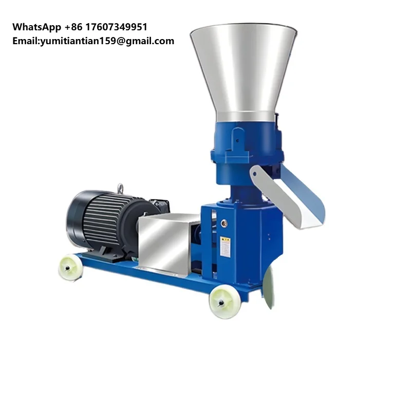 XINXIANG New Feed Processing Pellet Machine with Diesel/Electric Motor 100kg/h Capacity Farm Use Price